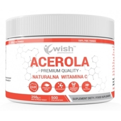 Wish Pharmaceutical Acerola Naturalna Witamina C w proszku 250g cena 38,90zł