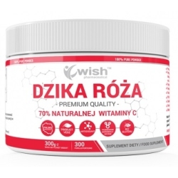 Wish Pharmaceutical Dzika Róża 70% Naturalnej Witaminy C 300g cena 62,90zł