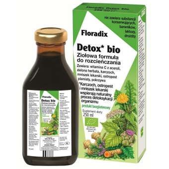 Floradix Detox bio 250ml cena 62,00zł