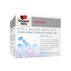 Doppelherz System Kollagen Beauty 30ampułek po 25ml cena 124,00zł