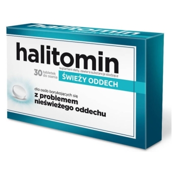 Halitomin 30tabletek cena 12,45zł