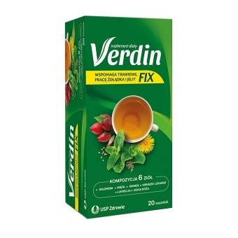 Verdin Fix 20saszetek cena 9,90zł