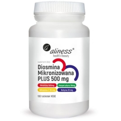 Aliness Diosmina mikronizowana PLUS 500mg 100tabletek cena 49,90zł