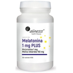 Aliness Melatonina 1mg Plus 100tabletek Vege cena 19,90zł