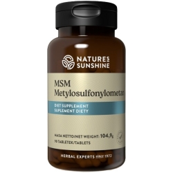 Nature's Sunshine MSM - Metylosulfonylometan 90tabletek cena 84,00zł