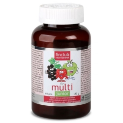 fin Multi Junior smaczne żelki pełne witamin 60żelek cena 82,00zł