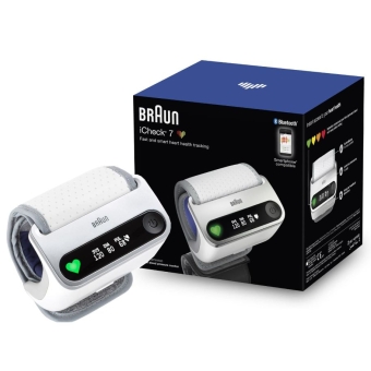 Ciśnieniomierz nadgarstkowy z Bluetooth Braun iCHECK® 7 BPW4500 cena 399,00zł