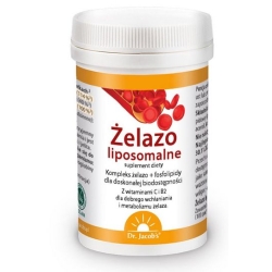 Dr Jacobs Żelazo liposomalne proszek 50g cena 58,90zł