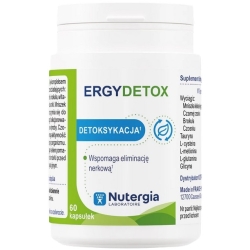 Nutergia Ergydetox (Detoksykacja organizmu) 60kapsułek cena 80,89zł