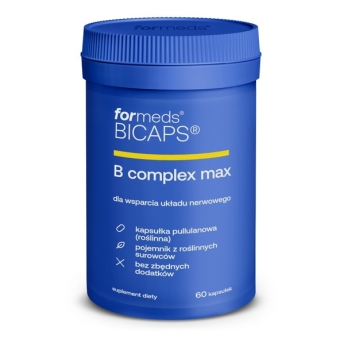 Formeds BICAPS B complex max 60kapsułek cena 99,99zł