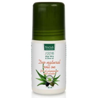 fin Aloe Vera & Olive Oil Deo Natural roll on 50ml PROMOCJA  cena 23,90zł