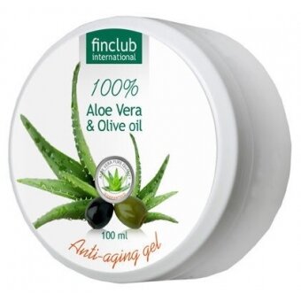 fin Aloe Vera & Olive Oil Anti-aging gel Naturalny żel anti-aging 100ml cena 64,00zł