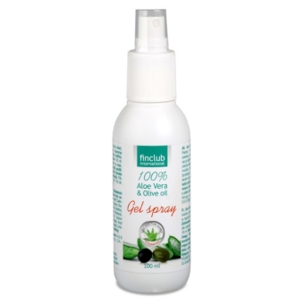 fin Aloe Vera & Olive Oil Gel spray żel pierwszej pomocy 100ml cena 35,00zł