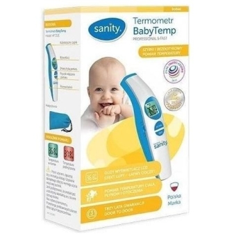 Termometr cyfrowy bezdotykowy SANITY BabyTemp 1sztuka cena 178,00zł