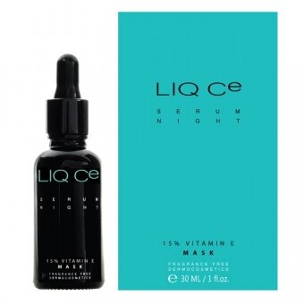 LIQ CE Serum night 15% Vitamin E mask 30ml