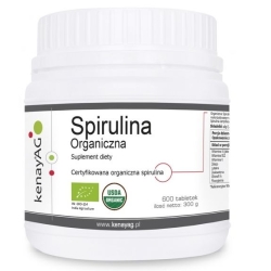 Kenay Spirulina Organiczna 600tabletek cena 127,90zł