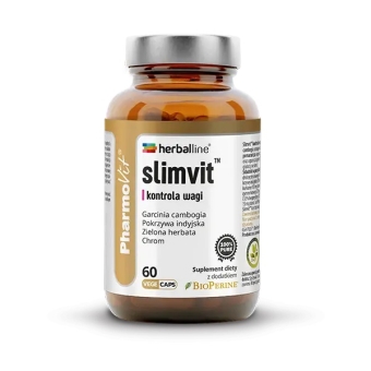 Pharmovit Slimvit kontrola wagi 60kapsułek cena 36,29zł