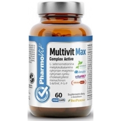 Pharmovit Multivit Max Complex Active 60kapsułek cena 44,90zł