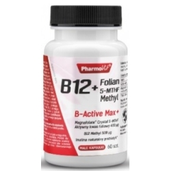 Pharmovit B12 + Folian 5-MTHF Methyl 60kapsułek cena 24,90zł