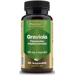 Pharmovit Graviola 400mg 90kapsułek cena 36,90zł
