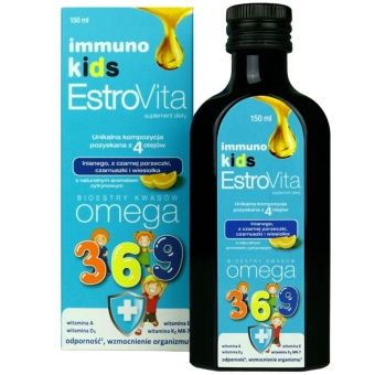 EstroVita Immuno Kids Omega 3-6-9 150ml cena 48,90zł