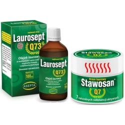 Zestaw na bolące stawy: Laurosept płyn 100ml + Stawosan krem 150ml Asepta cena 203,86zł