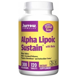 Jarrow Formulas Alpha Lipoic Sustain 300mg z biotyną 120tabletek cena 121,99zł