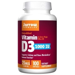 Jarrow Formulas Vitamin D3 1000 IU 100 żelowych kapsułek cena 29,99zł
