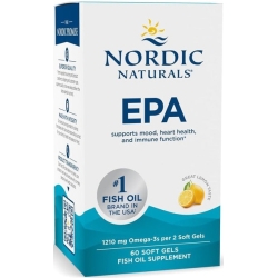 Nordic Naturals EPA 1210mg (Kwasy omega-3 + EPA CYTRYNA) 60kapsułek cena 120,50zł