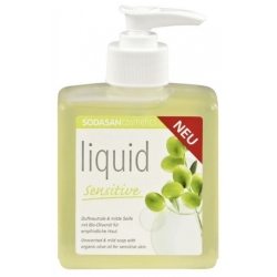 Sodasan Mydło w płynie oliwkowe sensitive 300 ml ECO cena 16,20zł