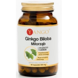 Yango Ginkgo Biloba - Miłorząb 90kapsułek cena 38,90zł