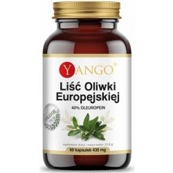 Yango Liść Oliwki Europejskiej 40% Oleuropein 60kapsułek cena 44,90zł