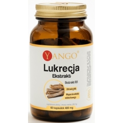Yango Lukrecja ekstrakt 10:1 60kapsułek cena 50,05zł