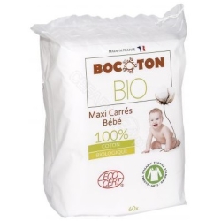 Bocoton Płatki kosmetyczne ekologiczne MAXI 90x110 mm 60sztuk cena 14,95zł