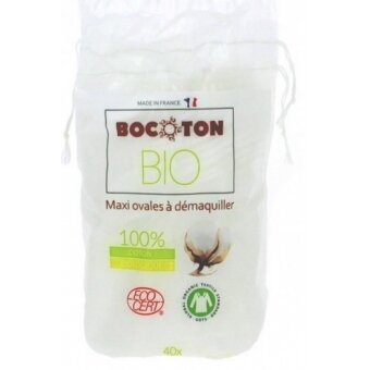Bocoton Płatki kosmetyczne ekologiczne owalne 40sztuk cena 6,90zł