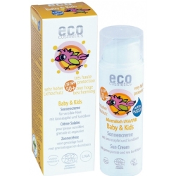 Eco cosmetics krem na słońce dla dzieci i niemowląt spf 50+ 50ml cena 73,90zł