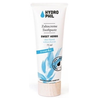 Hydrophil Pasta do zębów bez fluoru słodkie zioła 75ml cena 27,90zł