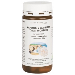 Sanct Bernhard Kapsułki z wapniem z czerwonej algi morskiej 120kapsułek cena 49,00zł