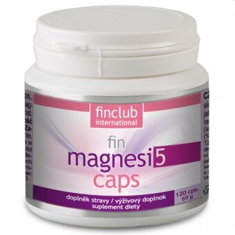 fin Magnesi5caps Pięć form magnezu 120kapsułek cena 158,00zł