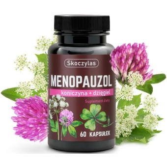 Skoczylas Menopauzol Koniczyna czerwona + Dzięgiel 60kapsułek cena 27,95zł