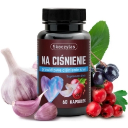 Skoczylas Na ciśnienie Potas + Aronia + L-leucyna 60kapsułek cena 33,00zł
