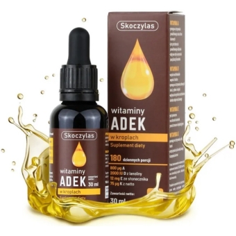 Skoczylas Witaminy ADEK w kroplach 30ml cena 69,00zł