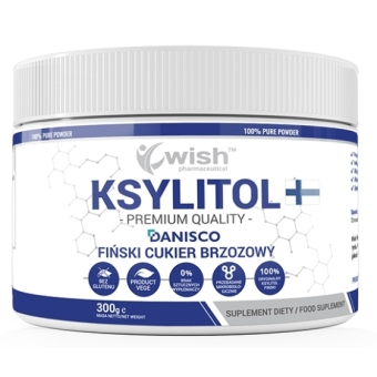 Wish Pharmaceutical Ksylitol 100% Fiński Cukier Brzozowy Danisco 250g  Produkt Vege cena 27,90zł