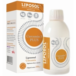 Liposol Curcumin 3 PLUS Liposomalna kurkumina (ekstrakt 95% 170mg) 250 ml cena 79,90zł