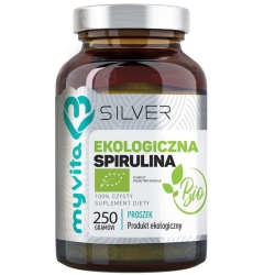 Myvita Silver Pure Spirulina BIO 250g cena 49,90zł