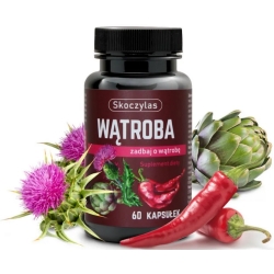 Skoczylas Wątroba Ostropest + Karczoch + Kapsaicyna 60kapsułek cena 35,00zł