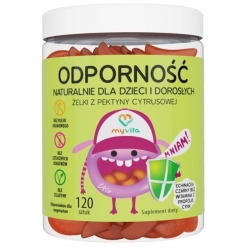 MyVita Odporność naturalne żelki dla dzieci i dorosłych 120sztuk cena 44,90zł