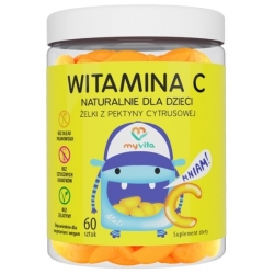 MyVita Witamina C naturalne żelki dla dzieci 60sztuk cena 24,90zł