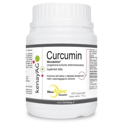 Kenay Kurkuma zmikronizowana MicroActive Curcumin 300kapsułek cena 249,90zł