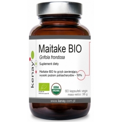 Kenay Maitake BIO Grifola frondosa 60kapsułek cena 59,90zł